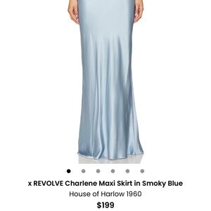 House of Harlow 1960 Light Blue Maxi Skirt